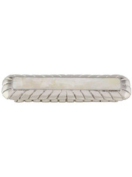 Oblong Decorative Cabinet Pull in Mother-of-Pearl - 3 inch Center-to-Center.