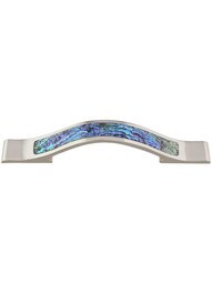 Wave Cabinet Pull with Imperial Shell - 4" Center-to-Center