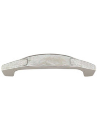 Mother-of-Pearl Inlay Cabinet Pull - 4 inch Center-to-Center.