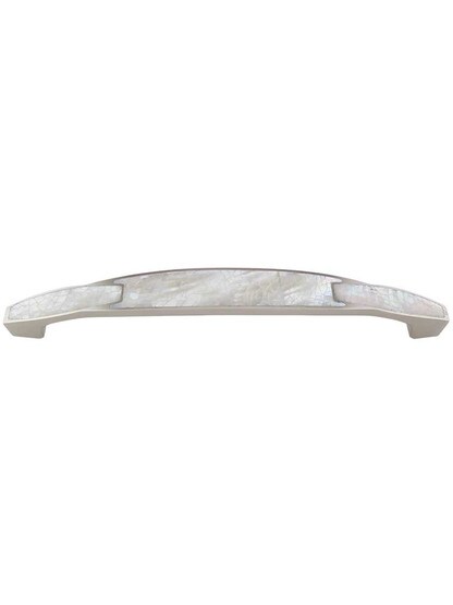 Mother-of-Pearl Inlay Cabinet Pull - 8 inch Center-to-Center.