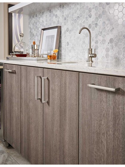 Alternate View of Pennington Bar Pull - 6 5/16 inch Center-to-Center.