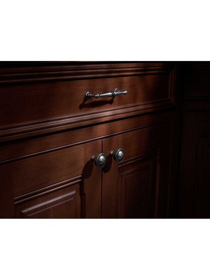 Alternate View of Edwardian Cabinet Pull - 3 inch Center-to-Center.