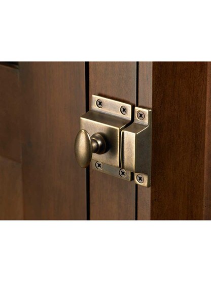 Alternate View 3 of Plain Cabinet Latch - 2 inch Square.