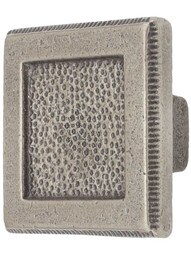 Britannia Inset Cabinet Knob - 2 inch Square.