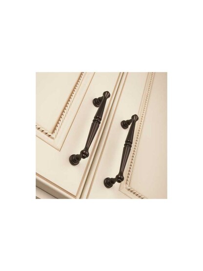 Alternate View of Edwardian Cabinet Pull - 8 3/4 inch Center-to-Center.