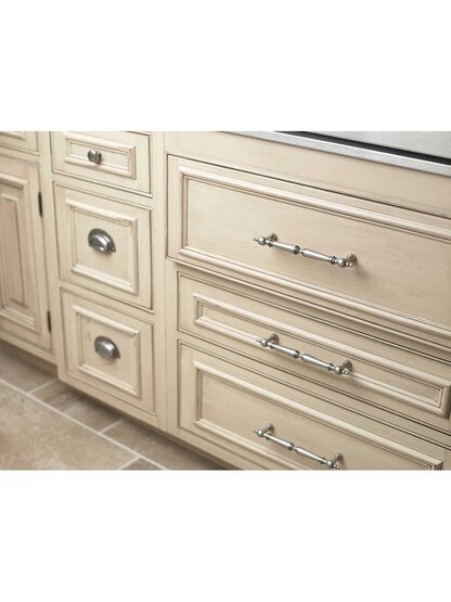 Alternate View of Asbury Cabinet Pull - 7 inch Center-to-Center.
