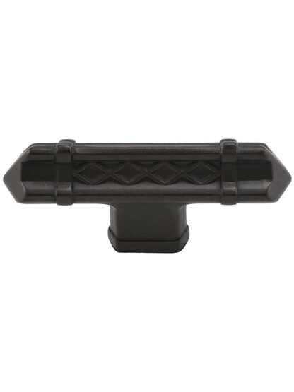 Tower Bridge T-Handle - 2 5/8 inch in Sable.