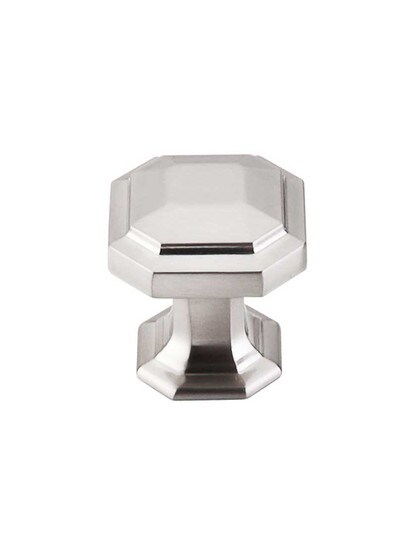 Alternate View 3 of Reeded Round Cabinet Knob - 1 1/4 inch Diameter.