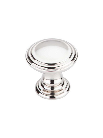 Alternate View 5 of Reeded Round Cabinet Knob - 1 1/4 inch Diameter.