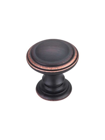 Alternate View 6 of Reeded Round Cabinet Knob - 1 1/4 inch Diameter.