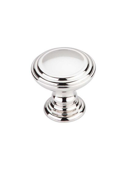 Alternate View 4 of Reeded Round Cabinet Knob - 1 1/2 inch Diameter.