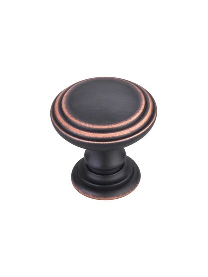 Alternate View 5 of Reeded Round Cabinet Knob - 1 1/2 inch Diameter.