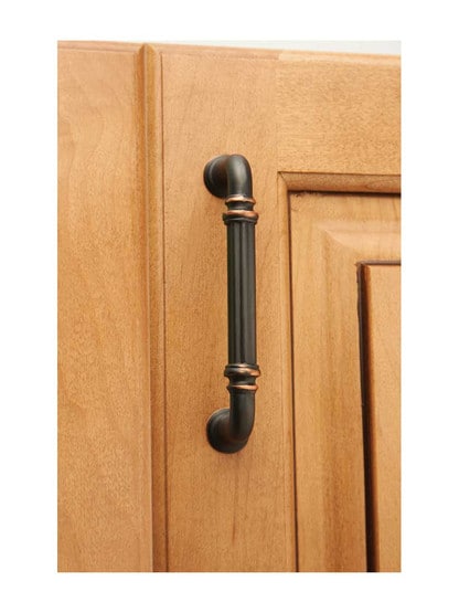 Alternate View of Reeded Drawer Pull - 5 inch Center-to-Center.