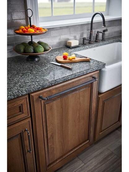 Alternate View of Reeded Appliance Pull - 18 inch Center-to-Center.