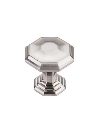 Alternate View of Chalet Octagonal Cabinet Knob - 1 3/16 inch Diameter.