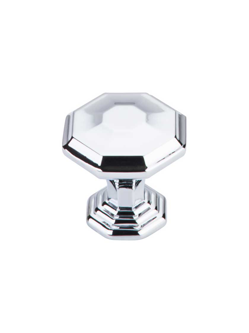 Chalet Octagonal Cabinet Knob - 1 3/16" Diameter