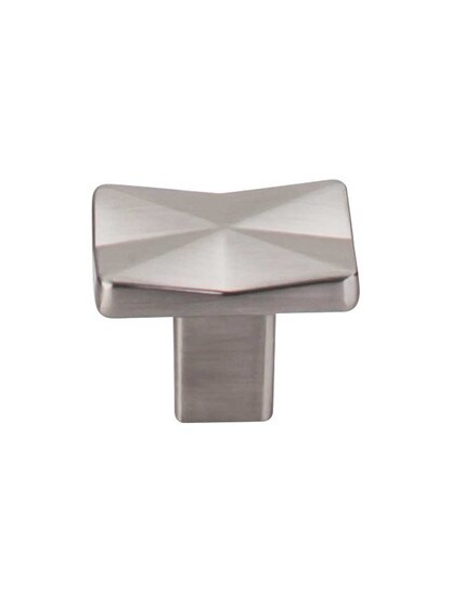 Alternate View 2 of Quilted Cabinet Knob - 1 1/4 inch Square.