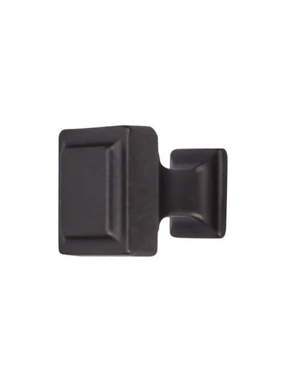 Ascendra Cabinet Knob - 1 1/8 inch Square in Sable.