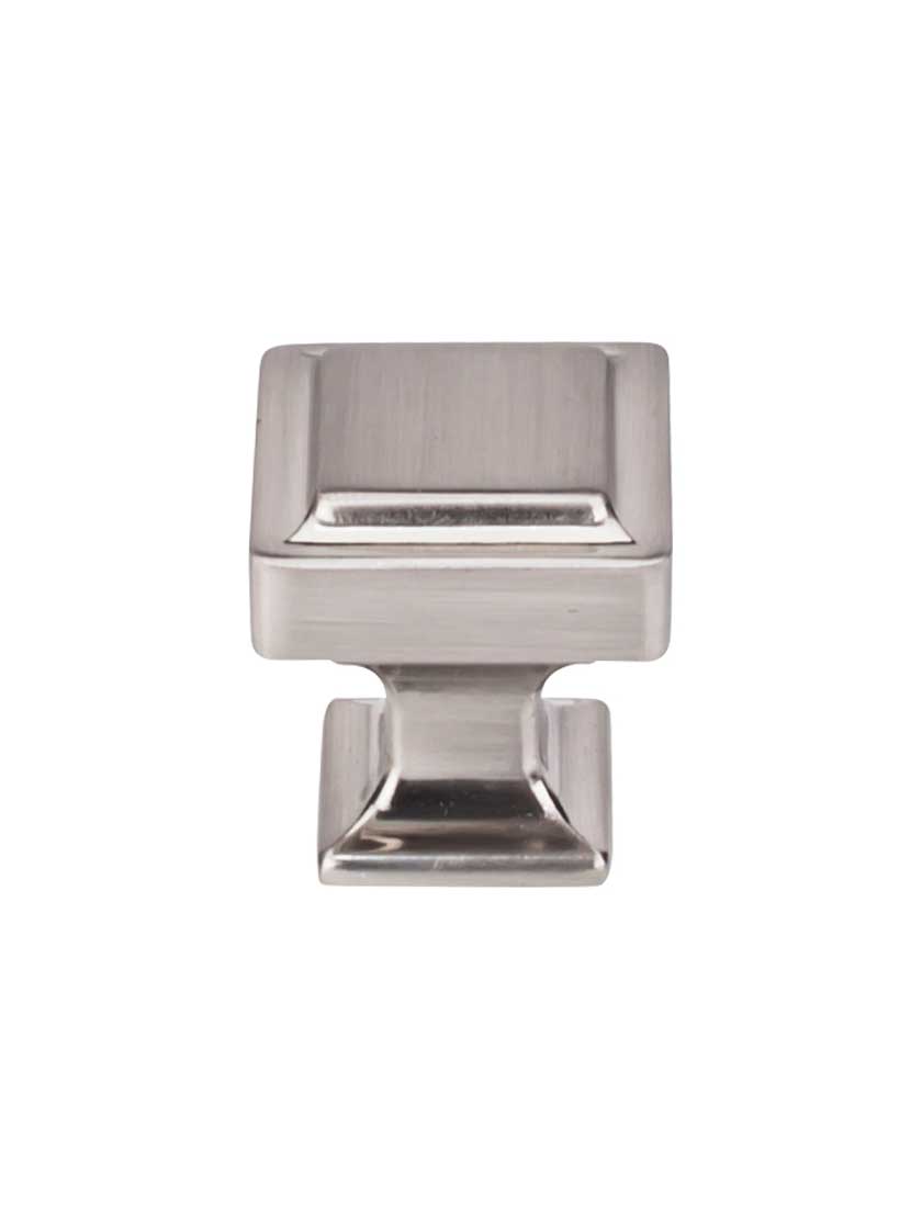 Alternate View of Ascendra Cabinet Knob - 1 1/8 inch Square.