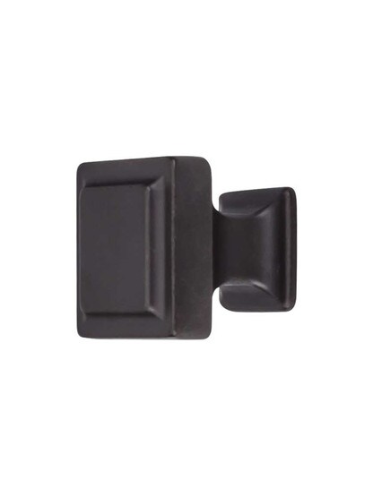 Ascendra Cabinet Knob - 1 1/4 inch Square in Sable.