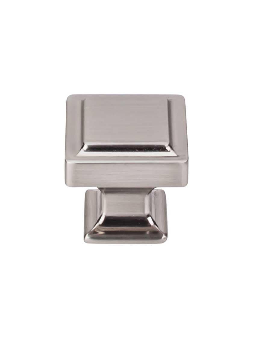 Alternate View of Ascendra Cabinet Knob - 1 1/4 inch Square.
