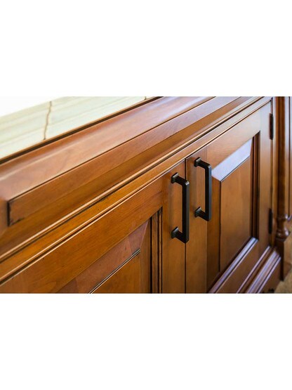 Alternate View of Ascendra Cabinet Pull - 6 5/16 inch Center-to-Center.