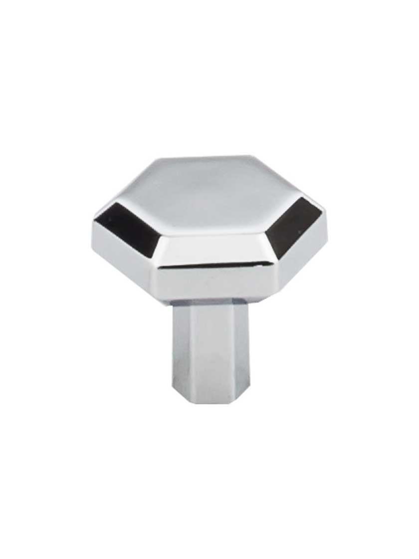 Alternate View 4 of Lydia Hexagonal Cabinet Knob - 1 1/8 inch Diameter.