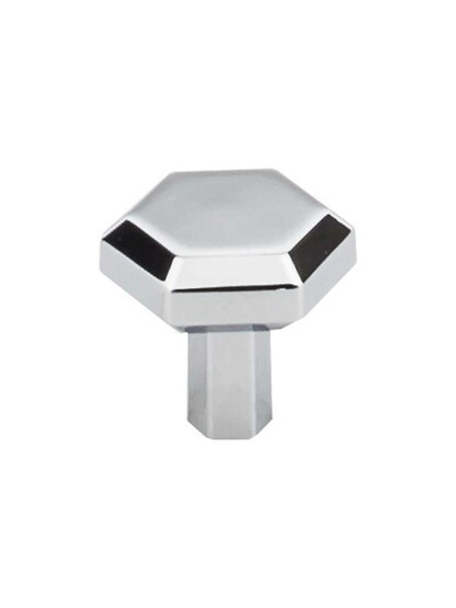 Alternate View 4 of Lydia Hexagonal Cabinet Knob - 1 1/8 inch Diameter.