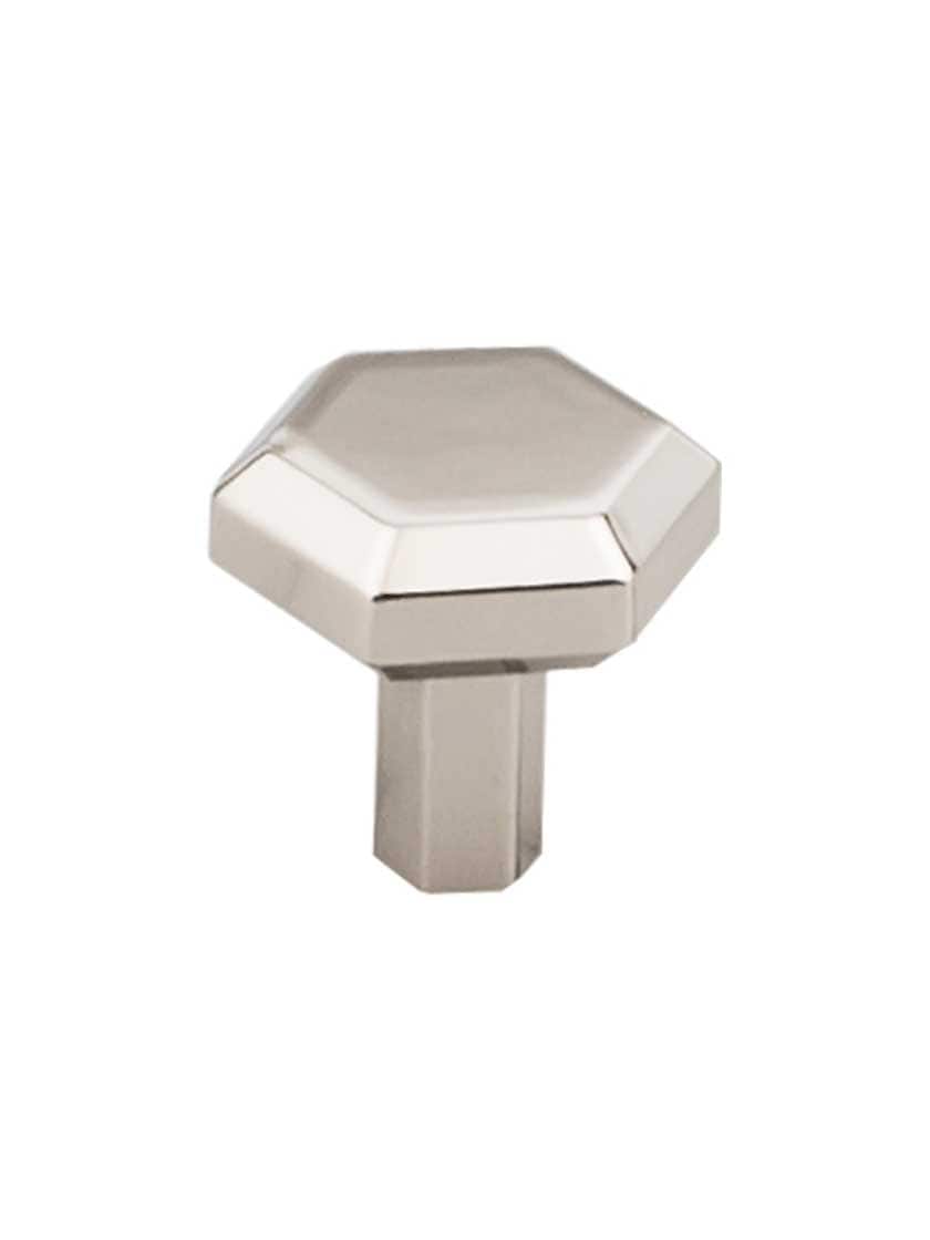 Alternate View 5 of Lydia Hexagonal Cabinet Knob - 1 1/8 inch Diameter.