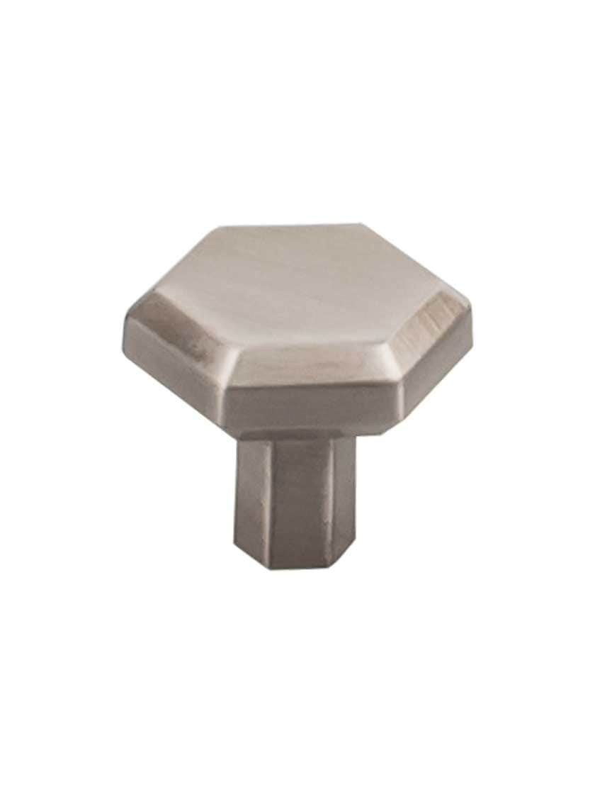 Alternate View 3 of Lydia Hexagonal Cabinet Knob - 1 1/4 inch Diameter.