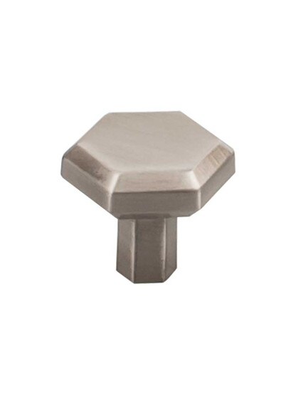 Alternate View 3 of Lydia Hexagonal Cabinet Knob - 1 1/4 inch Diameter.