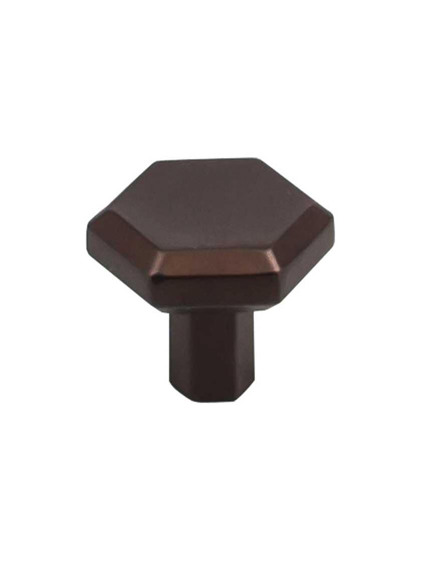 Alternate View 4 of Lydia Hexagonal Cabinet Knob - 1 1/4 inch Diameter.