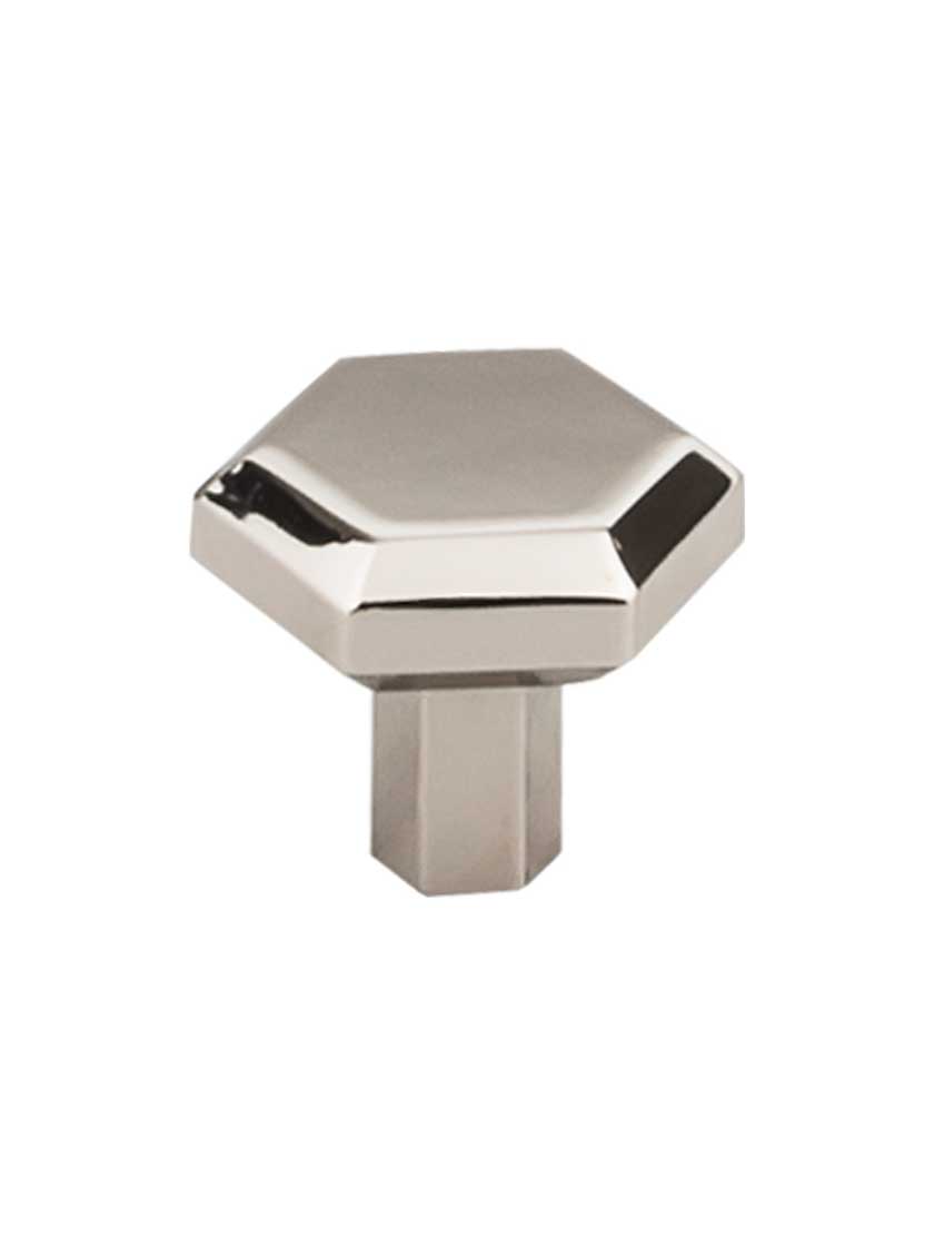 Alternate View 6 of Lydia Hexagonal Cabinet Knob - 1 1/4 inch Diameter.