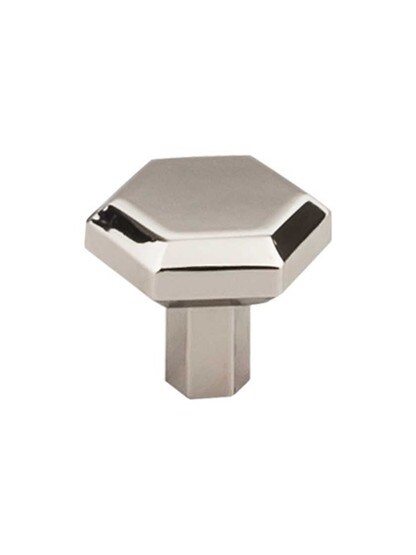 Alternate View 6 of Lydia Hexagonal Cabinet Knob - 1 1/4 inch Diameter.