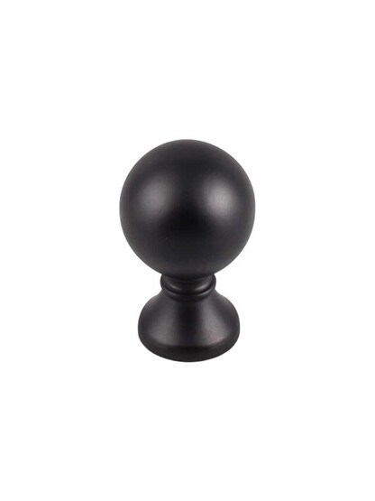 Alternate View of Kara Cabinet Knob - 1 inch Diameter.