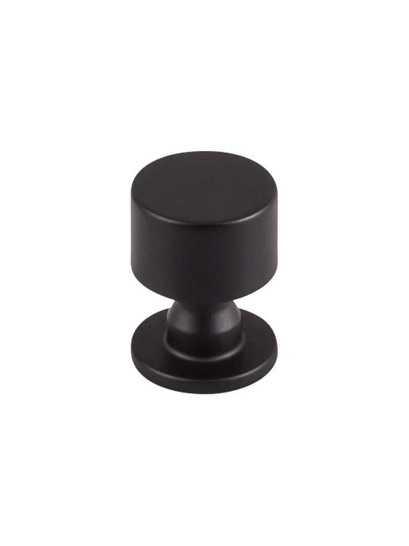 Alternate View of Lily Cabinet Knob - 1 inch Diameter.