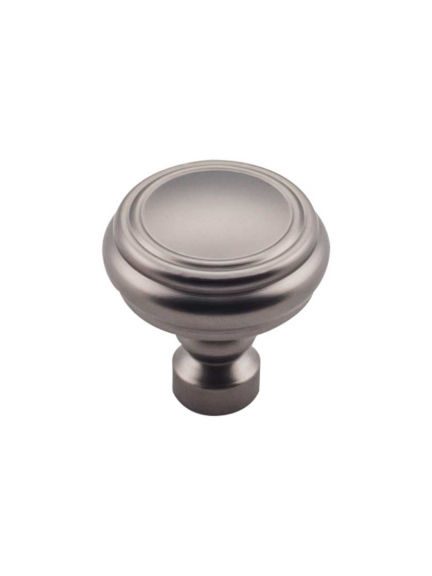 Alternate View of Brixton Rimmed Cabinet Knob - 1 1/4 inch Diameter.
