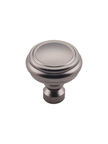 Alternate View of Brixton Rimmed Cabinet Knob - 1 1/4 inch Diameter.