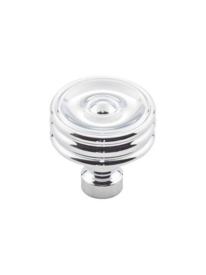 Alternate View 6 of Brixton Ridged Cabinet Knob - 1 1/4 inch Diameter.