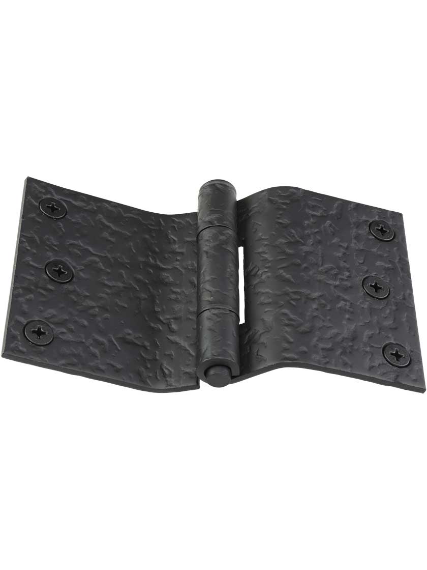 Pair of Iron Offset Mortise Shutter Hinges 5Inch x 3Inch