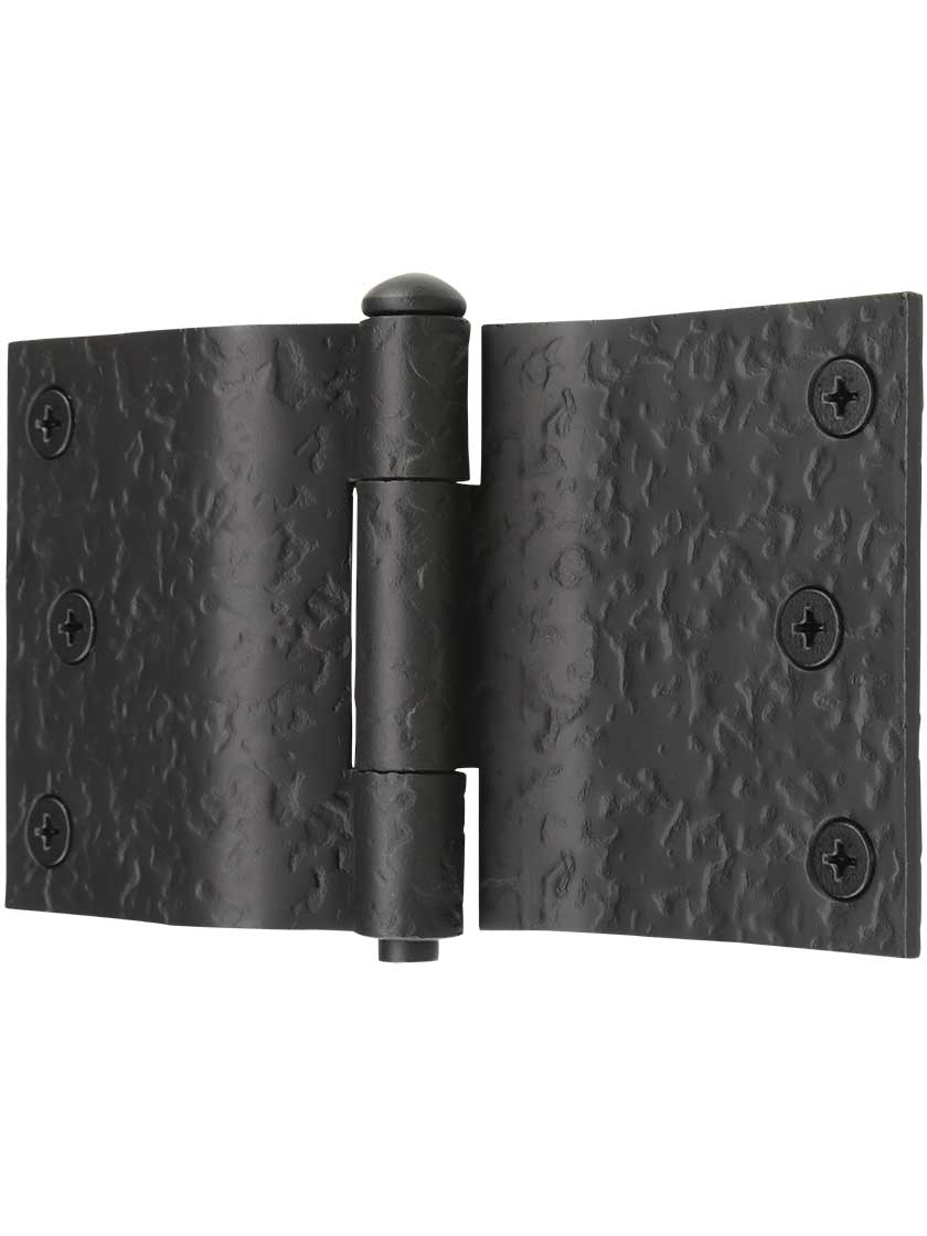 Pair of Iron Offset Mortise Shutter Hinges 5Inch x 3Inch