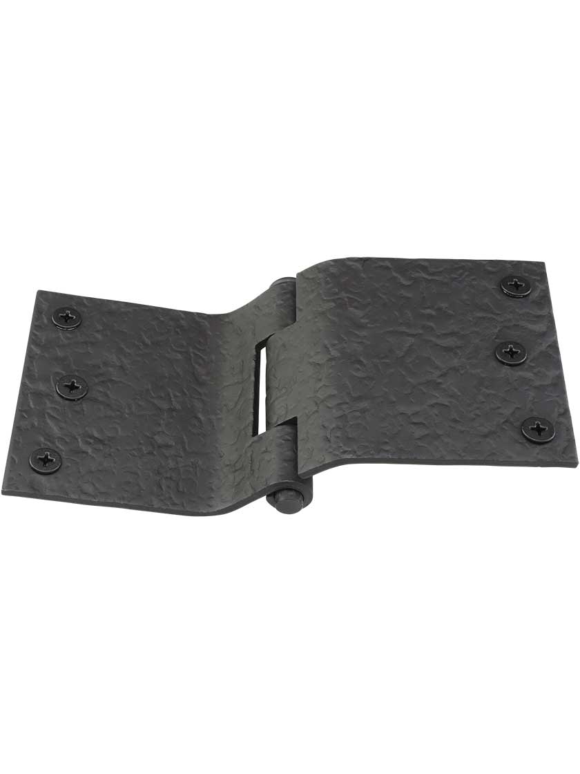Pair of Iron Offset Mortise Shutter Hinges 6Inch x 3Inch