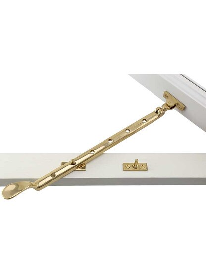 Alternate View 3 of 13 inch Heavy Duty Solid-Brass Casement Adjuster -