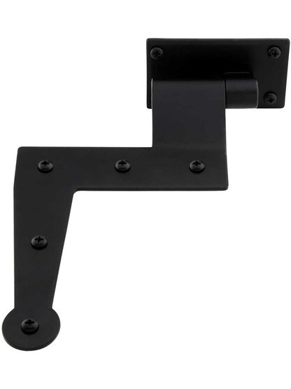 Pair of Forged Steel L Type Bahama Shutter Hinges.