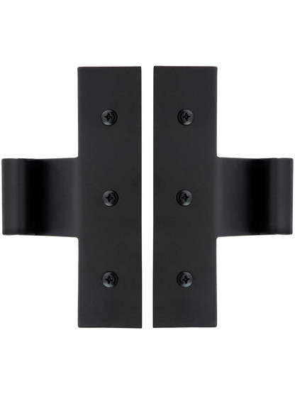 Alternate View of Pair Of 1/2 Inch Diameter Suffolk Style 3/4 Inch Offset Center Hinge.