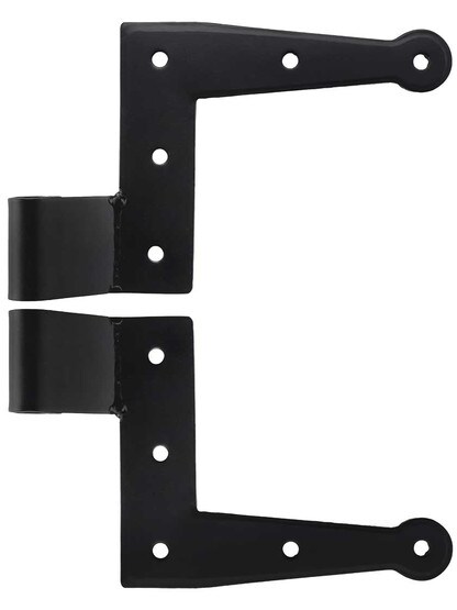 Pair of Stainless Steel Suffolk-Style L Hinges - 3/4'' Offset.