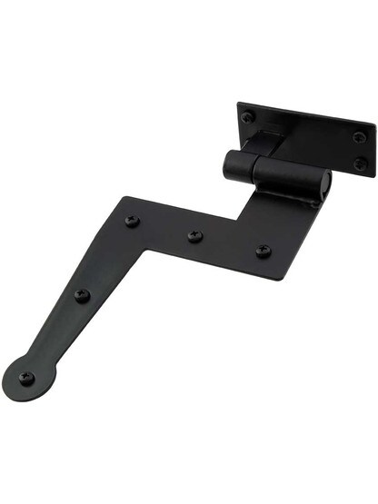 Alternate View of Set Of 1/2 Inch Diameter Stainless Steel Bahama Shutter Hinges.