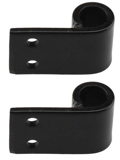 Pair of Galvanized Steel NY-Style Faux Shutter Hinges.