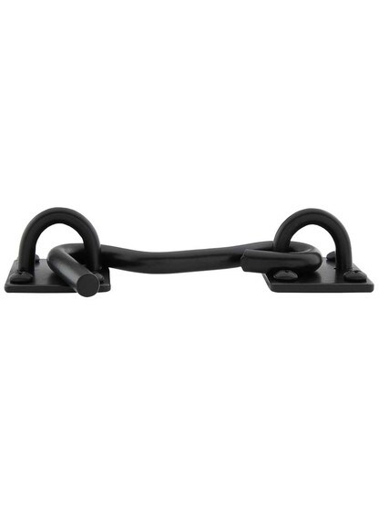 Alternate View of 4 inch Stainless Steel Hook and Eye with Powder-Coated Finish.