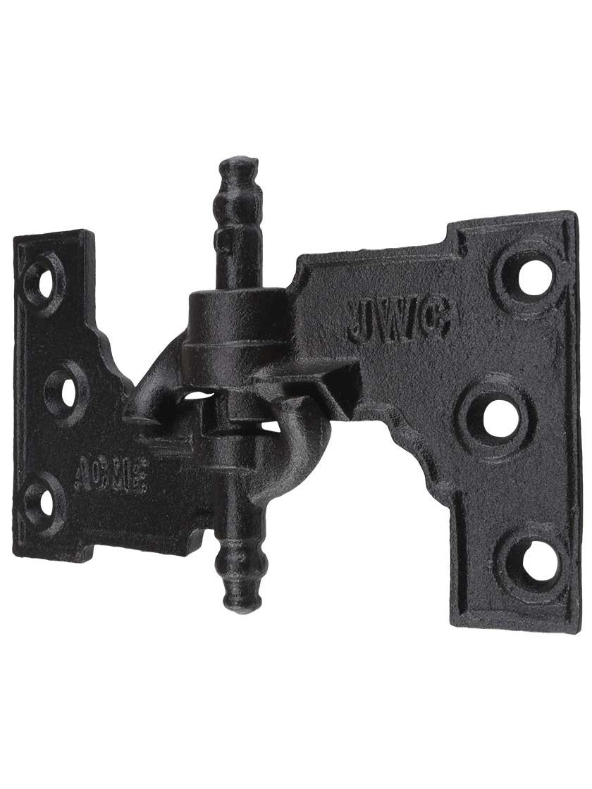 "Acme" Black CastIron Mortise Shutter Hinges 6 1/2" x 3 1/2" House